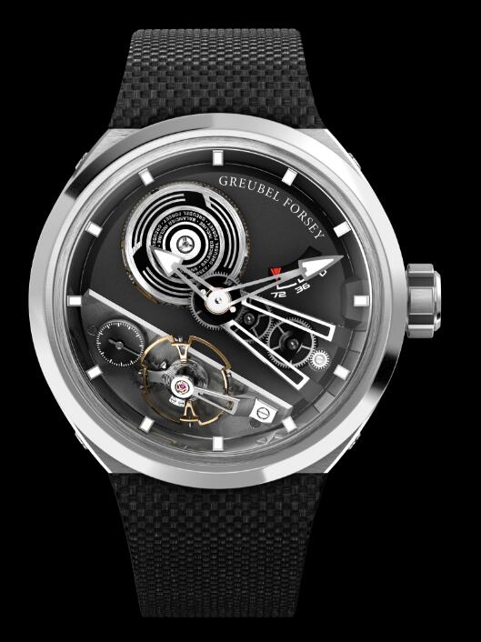 Replica Greubel Forsey Watch Balancier S2 Titanium Leather Strap Men Replica Greubel Forsey Watch Balancier S2 Titanium Leather Strap Men